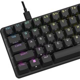 Corsair K65 PRO MINI, gaming toetsenbord Zwart, US lay-out, Corsair OPX, RGB, 65%, PBT-keycaps 