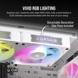 Corsair iCUE LINK RX120 RGB Triple Refurbished case fans Wit, 3 stuks, 120 x 120 x 25 mm, PWM, 3 stuks, Incl. Hub