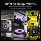 Corsair iCUE LINK RX120 RGB Triple Refurbished case fans Wit, 3 stuks, 120 x 120 x 25 mm, PWM, 3 stuks, Incl. Hub