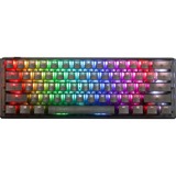 Ducky One 3 Mini Aura RGB mechanisch toetsenbord Zwart, US lay-out (QWERTY), Cherry MX Silent Red, 60%, 60%, ABS Double Shot, hot swap