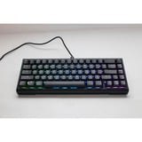 Ducky ProjectD Tinker 65 met QMK/VIA RGB mechanisch toetsenbord Zwart, US lay-out (QWERTY), Cherry MX Brown, 65%, RGB leds, Double-shot PBT, Hot-swappable, Gasket mount