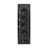 Eaton Power Quality 3P Ellipse 700 DIN (3P700D) ups Zwart, 700 VA, 420 W, 4x Schuko