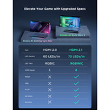 Govee Govee AI Sync Box Kit 2 voor 27-34 inch scherm verlichting Zwart, Bluetooth, Wi-Fi