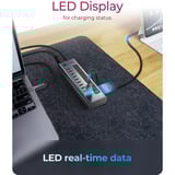 ICY BOX IB-HUB1450-C31 usb-hub Antraciet