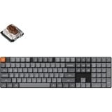 Keychron K5 Max-B3 RGB mechanisch toetsenbord Zwart, US lay-out (QWERTY), Gateron Low Profile 2.0 Mechanical Brown, 100%, RGB leds, Double-shot PBT, 2.4GHz | Bluetooth 5.1 | USB-C