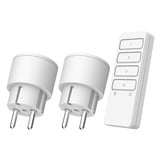 KlikAanKlikUit APC2-2300RN Slimme Stekkerset met Afstandsbediening  Wit, 2 Stekkers, tot 2300W 