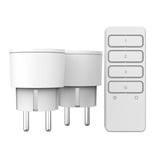 KlikAanKlikUit APC2-2300RN Slimme Stekkerset met Afstandsbediening  Wit, 2 Stekkers, tot 2300W 