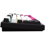 LORGAR KBP7075W, gaming toetsenbord Zwart, US lay-out, LOGAR Toxic Purple, 75%, RGB, Hot-swappable, PBT Double-shot, Bluetooth / 2.4GHz / USB