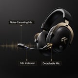 MCHOSE V9 Turbo+ Magnetic Wireless  over-ear gaming headset Zwart, Nintendo Switch, PlayStation 4, PlayStation 5, Mobiel, Pc, 2.4G / Bluetooth / USB