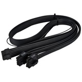 SilverStone 12VHPWR PCIe Adapter Kabel SST-PP14-EPS Zwart, 55 cm