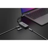 Sitecom USB-C naar 4x USB-C usb-hub Grijs