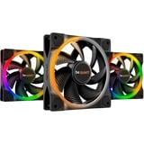 be quiet! Light Wings PWM RGB case fans Zwart, 3 stuks, 120 x 120 x 25 mm