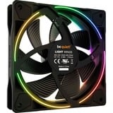be quiet! Light Wings PWM RGB case fans Zwart, 3 stuks, 120 x 120 x 25 mm