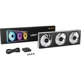 be quiet! Light Wings Pro IO 360mm RGB case fans Zwart, 3 stuks, 360 x 120 x 28 mm, Single Frame