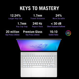 ASUS ROG Zephyrus G14 GA403UM-QS024W 14"  Copilot+ gaming laptop Wit | Ryzen 9 270 | RTX 5060 | 16 GB | 1 TB SSD | OLED