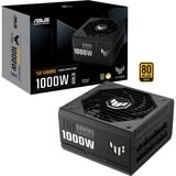 ASUS TUF Gaming Gold modulaire 1000 watt voeding  Zwart, 1x 12VHPWR, 4x PCIe