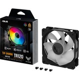 ASUS TUF Gaming TR120 ARGB Reverse case fan Zwart/transparant