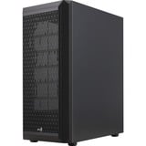 Aerocool Beam G-BK-v1 midi tower behuizing Zwart | 3x USB-A | Window