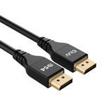 Club 3D Displayport 2.1 VESA DP54 gecertificeerde kabel male-male Zwart, 3 meter, 4K 240Hz, 8K 120Hz, 54Gbps