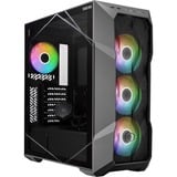 Cooler Master TD500 MAX midi tower behuizing Gunmetal | 2x USB-A | 1x USB-C | RGB | Tempered Glass