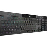 Corsair K100 AIR Wireless RGB, gaming toetsenbord Zwart, US lay-out, Cherry MX-Technologie, RGB leds