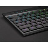 Corsair K100 AIR Wireless RGB, gaming toetsenbord Zwart, US lay-out, Cherry MX-Technologie, RGB leds