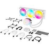 Corsair iCUE LINK TITAN 360 RX RGB White waterkoeling Wit, 4-pins PWM fan-connector
