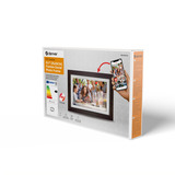 Denver PFF-1042DWMK2 Digitale fotolijst 10.1'' Houtkleur, 16 GB, USB-C, Wi-Fi