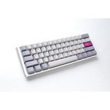 Ducky One 3 Mist Grey Mini, toetsenbord Lichtgrijs, US lay-out, Cherry MX Red, RGB led, Double-shot PBT, Hot-swappable, QUACK Mechanics, 60%