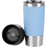Emsa Travel Mug Wave Thermosbeker Lichtblauw/roestvrij staal, 0,36 Liter