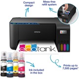 Epson EcoTank ET-2864 A4 multifunctionele Wi-Fi-printer met inkttank all-in-one inkjetprinter Zwart, Scannen, Kopiëren, Wi-Fi, inclusief tot 3 jaar inkt