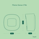 Frient Motion Sensor 2 Pet bewegingsmelder Wit, Zigbee 3.0