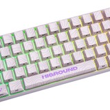 Higround Performance Base 65 Keyboard - RETROSUPER Wit, US lay-out (QWERTY), Gateron KS-37B, 65%, RGB leds, Dye-sub PBT, Hot-swap
