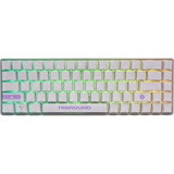 Higround Performance Base 65 Keyboard - RETROSUPER, gaming toetsenbord Wit, US lay-out, Gateron KS-37B, 65%, RGB leds, Dye-sub PBT, Hot-swap