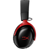 HyperX Cloud III S Wireless over-ear gaming headset Zwart/rood, Pc, PlayStation 5, Nintendo Switch