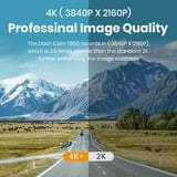 Imou T800 dashcam Zwart, 256 GB, 4K Ultra HD, Wifi