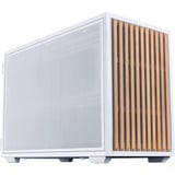 Lian Li B4-mATX (Wood Edition) mini tower behuizing Wit/houtkleur | 2x USB-A | 1x USB-C