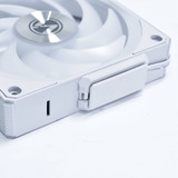 Lian Li UNI FAN CL120 Wireless case fan Wit, 4-pin PWM, Set van 3 stuks