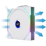 Lian Li UNI FAN TL 120 LCD Wireless RGB case fan Wit, 120 x 124 x 28 mm, PWM, 1x 9-pin USB