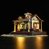 Lumibricks The Old West - West Train Station Constructiespeelgoed F9039