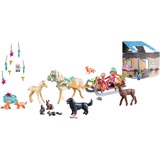 PLAYMOBIL Adventskalender Horses of Waterfall - Kerst sleerit Constructiespeelgoed 71345