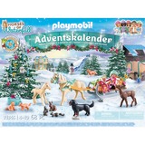 PLAYMOBIL Adventskalender Horses of Waterfall - Kerst sleerit Constructiespeelgoed 71345