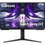 SAMSUNG Odyssey G32A S24AG320NU 24" Gaming Monitor Zwart, 1x HDMI, 1x DisplayPort, 165 Hz