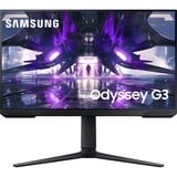 Samsung Odyssey G3 G32A 24" gaming monitor Zwart, 1x HDMI, 1x DisplayPort, 165 Hz