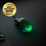 SteelSeries Aerox 5 gaming muis Zwart, 18.000 dpi, RGB leds