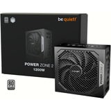 be quiet! be quiet! Power Zone 2             modulaire 1200 watt voeding  Zwart, 1x 12V-2x6, 3x PCIe