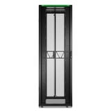APC NetShelter SX AR3388B2, Gen 2, 52U server rack Zwart/groen, 2436H x 800B x 1200D mm, met zijkanten