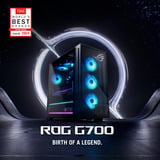 ASUS ROG G700TF-05225F170W gaming pc Zwart | Core Ultra 5 225F | RTX 5070 | 32 GB | 1 TB SSD