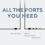 ASUS Zenbook S14 UX5406SA-QJ544W 14"  Copilot+ laptop Donkergrijs | Core Ultra 7 258V | Intel Arc Graphics 140V | 32 GB | 1 TB SSD