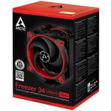 Arctic Freezer 34 eSports DUO cpu-koeler Zwart/rood